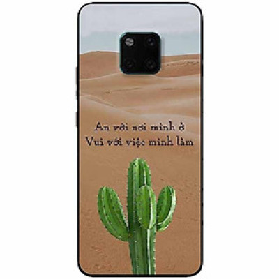 Ốp lưng in cho Huawei Mate 20 Pro Mẫu An Với Nơi Mình Ở