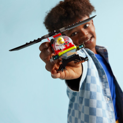 Đồ Chơi Lắp Ráp Trực Thăng Cứu Hỏa - Fire Rescue Helicopter - Lego City 60411 (85 Mảnh Ghép)