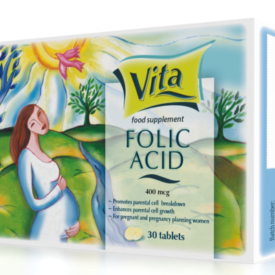 [Mua 2 tặng 1] Viên Uống Bà Bầu Folic Acid 400mcg Tablets | Giúp Bổ Sung Folic Acid - Nhập Khẩu Chính Hãng