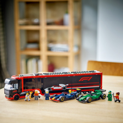 Đồ Chơi Lắp Ráp Xe Vận Chuyển Xe Đua F1 LEGO CITY 60445 (1086 chi tiết)