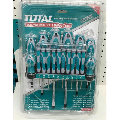BỘ 18 TUA VÍT TOTAL THT250618 - HÀNG CHÍNH HÃNG