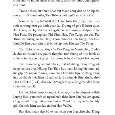 Mưu Lược Trung Hoa - Phần 3. MƯU LƯỢC TÀO THÁO