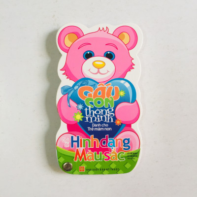 Combo 6 cuốn: Gấu Con Thông Minh: Toán 1 - 2 - 3 + Hình dạng, mầu sắc + Giao Thông + Rau Củ Quả + Bảng Chữ Cái