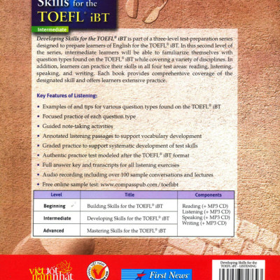 Developing Skills For The Toefl IBT - Listening (Không CD)