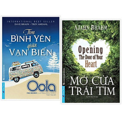 Sách - Combo Tìm bình yên giữa vạn biến + Mở cửa trái tim - FirstNews