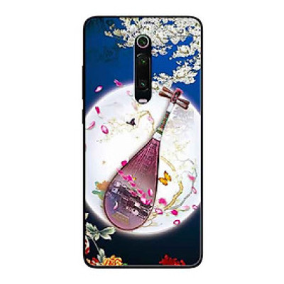 Ốp Lưng in cho Xiaomi Redmi K20 Pro Mẫu Đàn Tranh Hoa Đào - Hàng Chính Hãng
