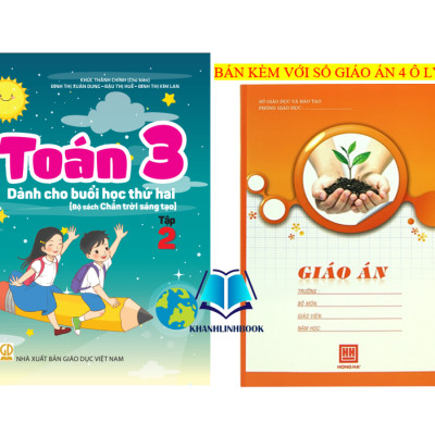 Sách - Combo 2 cuốn Toán 3 Dành cho buổi học thứ hai (Bộ Chân trời sáng tạo)