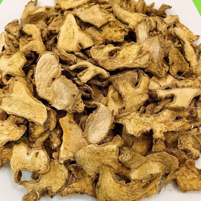 củ gừng lát phơi khô túi 1kg 500gram
