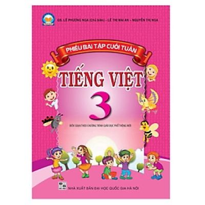 Sách Phiếu bài tập cuối tuần Tiếng Việt 3 - Kết Nối