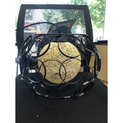 Đèn thả lồng sắt fi 30cm kèm bóng led 5w cho bàn ăn, phòng khách... DT