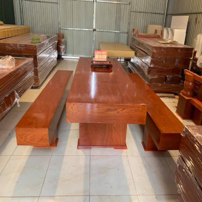 Bộ Bàn Ghế K3 Gỗ Xoan Đào