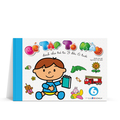 Bé Tập Tô Màu - Tập 6 (Dành Cho Trẻ Từ 3-6 Tuổi)