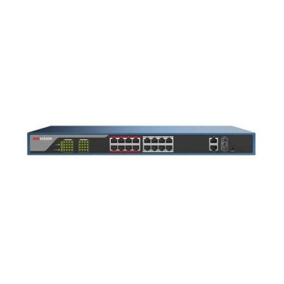 Bộ chia Switch PoE 16 cổng HIKVISION DS-3E1318P-EI - Hàng chính hãng
