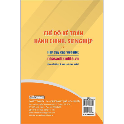 Sách - Chế Độ Kế Toán Hành Chính, Sự Nghiệp - NS Kinh Tế