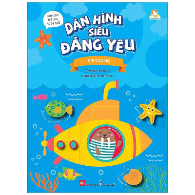 Sách - Dán Hình Siêu Đáng Yêu - Combo 6 Cuốn - Đinh Tị Books