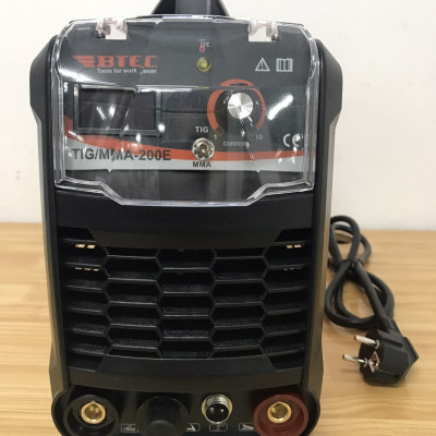 MÁY HÀN TIG/ QUE BTEC TIG/MMA 200E- HÀNG CHÍNH HÃNG + BAO TAY INGCO HGVK05