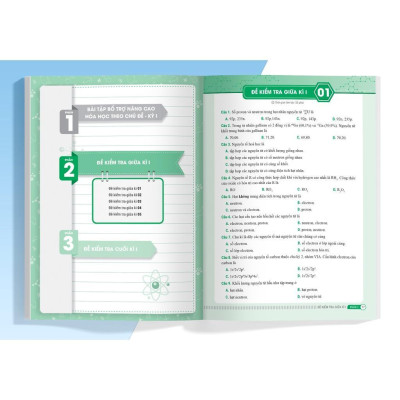 Sách - Bài Tập Bổ Trợ Nâng Cao Kỹ Năng Hóa Học Lớp 10 - Tập 1 - Megabook