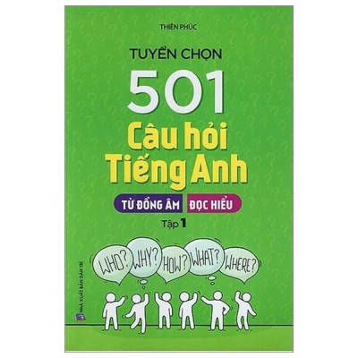 Sách - Tuyển Chọn 501 Câu Hỏi Tiếng Anh - Từ Vựng - Ngữ Pháp - Tập 2 - Tân Việt Books