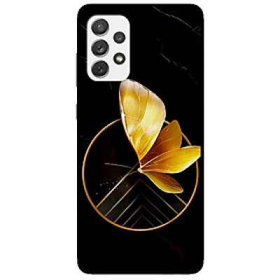 Ốp lưng dành cho Samsung Galaxy A52 5G mẫu Vòng Tròn Bướm Vàng