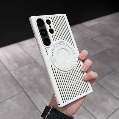 Ốp Lưng Nhựa Cứng Tản Nhiệt Từ Tính Cho Samsung S25 Ultra / S24 Ultra / S23 Ultra / S23+  - BUM STORE GALAXY CASE