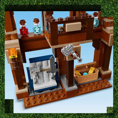 LEGO MINECRAFT 21272 Đồ Chơi Lắp Ráp Võ Đài Chiến Đấu Woodland Mansion (491 chi tiết)