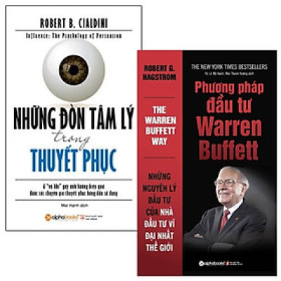 Combo Những Đòn Tâm Lý Trong Thuyết Phục + Phương Pháp Đầu Tư Warren Buffett (Bộ 2 Cuốn)