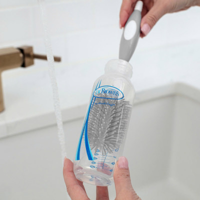 [ AC141 ] Cọ rửa bình sữa cổ thường và cổ rộng, chất liệu silicone - Dr.Brown