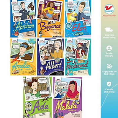 Sách - Những Nhân Vật Truyền Cảm Hứng - Combo 8 Cuốn - Tân Việt Books