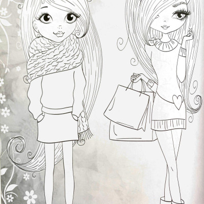 Dán Hình Và Tô Màu - Fashion Nhà Thiết Kế Thời Trang 6