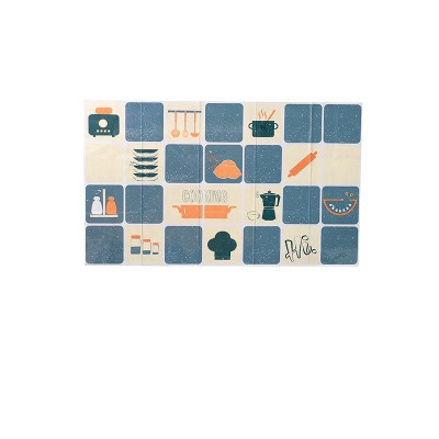 ( loại 1)Giấy dán tường cách nhiệt, chống dầu mỡ cho nhà bếp, Chịu Nhiệt - Decal Dán Bếp Họa Tiết 3D (45x75cm)