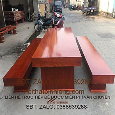 Bàn Ghế K3 Gỗ Xoan Đào