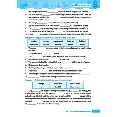 Sách - Global Success - Bài Tập Cuối Tuần Tiếng Anh Lớp 8 - Có Đáp Án - Minh Thắng