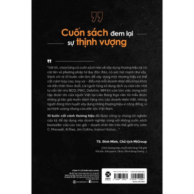 10 Bước Cất Cánh Thương Hiệu - Bản Quyền
