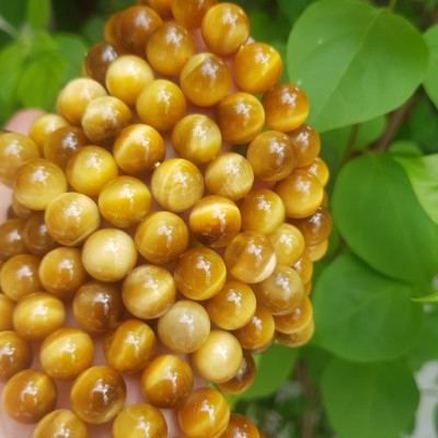 Vòng Tay Phong Thủy Đá Mắt Hổ tự nhiên Size 10mm loại Bóng Đẹp Chuẩn Hợp Nữ mệnh Kim Thổ Thủy đeo lên tay bóng đẹp sang, tốt sức khỏe hợp tuổi hợp mệnh hợp làm ăn ạ