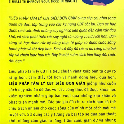 Liệu Pháp Tâm Lý CCBT Siêu Đơn Giản - 6 Kỹ Thuật Cải Thiện Tâm Trạng Ngay Lập Tức
