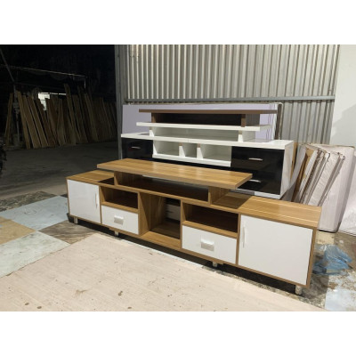 Kệ tivi thông minh kéo ra 2 đầu tăng giảm kích thước, dài 1,8m kéo ra được 2,5m, loại 2 ngăn kéo 2 cánh