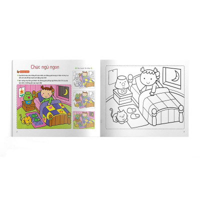 Sách - Bé Tập Tô Màu - Tập 5 - Dành Cho Trẻ Từ 3 Đến 6 Tuổi - Đông A