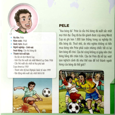 WHO? Chuyện Kể Về Danh Nhân Thế Giới: Pele (Tái Bản 2023)