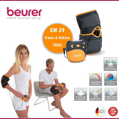 Thiết Bị Xung Điện Hỗ Trợ Giảm Đau Đầu Gối, Khuỷu Tay Beurer EM29