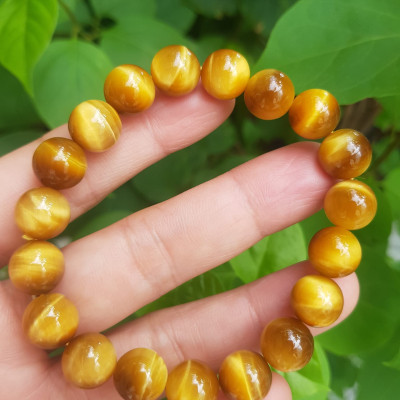 Vòng Tay Phong Thủy Đá Mắt Hổ tự nhiên Size 10mm loại Bóng Đẹp Chuẩn Hợp Nữ mệnh Kim Thổ Thủy đeo lên tay bóng đẹp sang, tốt sức khỏe hợp tuổi hợp mệnh hợp làm ăn ạ