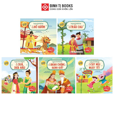 Sách - Truyện Cổ Tích Việt Nam - Song Ngữ Việt Anh - Với Trang Gấp Khổng Lồ - Đinh Tị Books