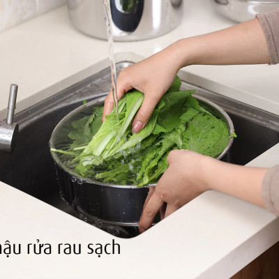 Bộ Nồi Chảo Inox Cán Rời 9 Món Không chống dính – Giải pháp nấu ăn đa năng cho gia đình.