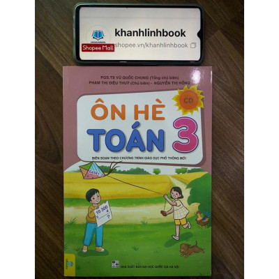 Sách - Ôn Hè Toán 3 cánh diều (Biên soạn theo chương trình GDPT mới )