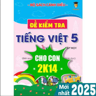 Combo - Sách đề kiểm tra Toán và Tiếng Việt lớp 5 Cánh diều (Học kì 1) VietJack