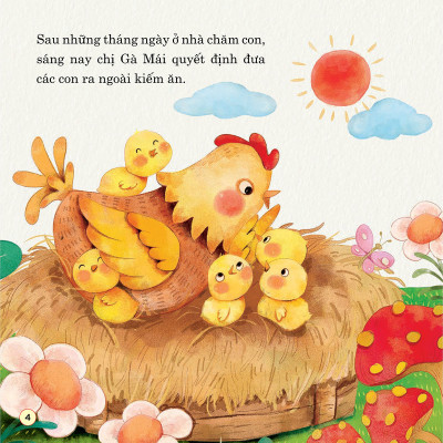 Bài Học Của Hai Chú Gà Con - Bộ Sách Bồi Dưỡng Nhân Cách Và Tâm Hồn Trẻ - Từ 0-3 Tuổi