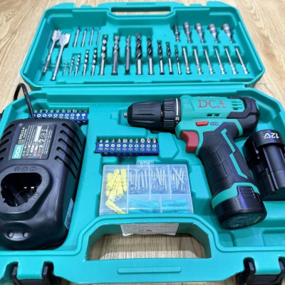 BỘ MÁY THAN KHÔNG CHỔI THAN DÙNG PIN 12V/2AH*2 DCA ADJZ23-10TK - HÀNG CHÍNH HÃNG