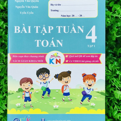 Sách - Bài tập tuần toán 4 - tập 1 ( kết nối )