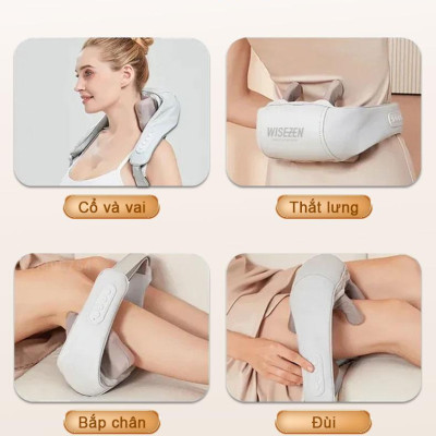 WISEZEN Máy massage vai gáy – Hai chế độ, hai tốc độ, thư giãn cho cả gia đình.