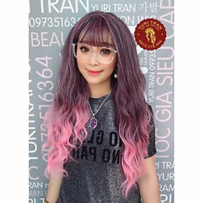 Tóc giả ombre Nhật Bản - tặng lưới chùm tóc- hình thật