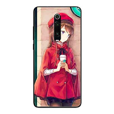 Ốp Lưng in cho Xiaomi Redmi K20 Mẫu Nàng Đồng Phục Đỏ - Hàng Chính Hãng